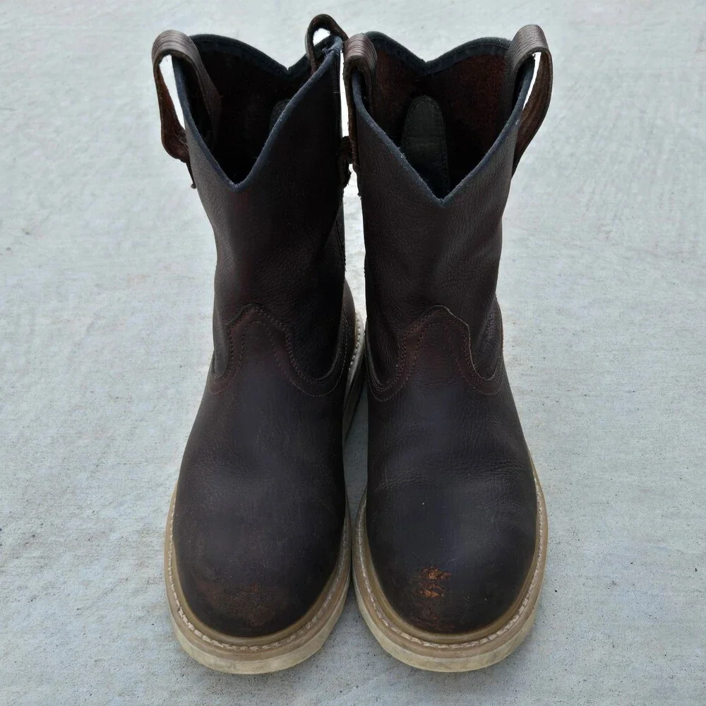 Red Wing Irish Setter Men Size 10 D Steel Toe Safety Toe Work Boots 83908 Ashby